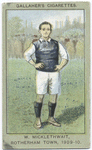 W. Mickelthwait, Rotherham Town, 1909-10.