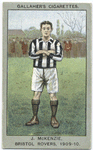 J. McKenzie, Bristol Rovers, 1909-10.