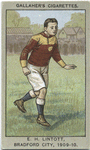 E. H. Lintotott, Bradford City, 1909-10.