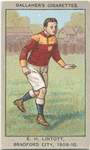 E. H. Lintotott, Bradford City, 1909-10.