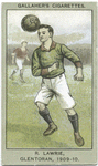 R. Lawrie, Glentoran, 1909-10.