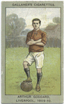 Arthur Goddard, Liverpool, 1909-10.