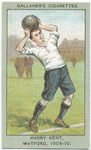 Harry Kent, Watford, 1909-10.