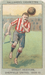 Ernest Needham, Sheffield United, 1909-10.