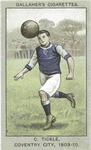 C. Tickle, Coventry City, 1909-10.