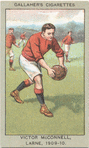Victor McConnell, Larne, 1909-10.