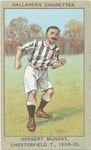 Herbert Munday, Chesterfield T., 1909-10.