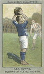 Alex Downie, Oldham Athletic, 1909-10.