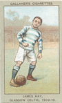 James Hay, Glasgow Celtic, 1909-10.