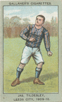 Jas. Tildesley, Leeds City, 1909-10.