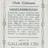 Sam Aitken, Middlesbrough, 1909-10.