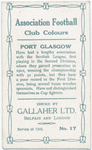 J. Jackson, Port Glasgow, 1909-10.