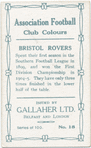 J. McKenzie, Bristol Rovers, 1909-10.