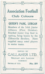 WM. R. Hall, Queen's Park, Lurgan, 1909-10.