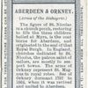 Aberdeen and Orkney.