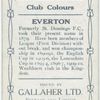 John Sharp, Everton, 1909-10.