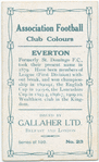 John Sharp, Everton, 1909-10.