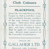 John Cox, Blackpool, 1909-10.