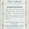 M. Curran, Portadown, 1909-10.