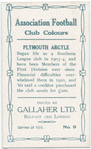 'Ike' Evenson, Plymouth Argyle, 1909-10.