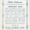 Walter Wilson, Lincoln City, 1909-10.