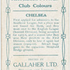 Jas. E. Windridge, Chelsea, 1909-10.