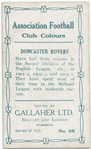 L. W. Bramall, Doncaster Rovers, 1909-10.