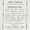 W. Bushell, Norwich City, 1909-10.