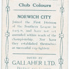 W. Bushell, Norwich City, 1909-10.
