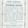 D. Steel, Tottenham Hotspur, 1909-10.