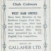 George Kitchen, West Ham United, 1909-10.