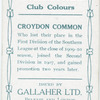 WM. Yenson, Chroydon Common, 1909-10.