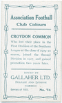 WM. Yenson, Chroydon Common, 1909-10.