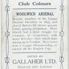 P. R. Sands, Woolwich Arsenal, 1909-10.