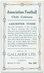 Andrew Aitken, Leicester Fosse, 1909-10.