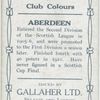 Donald Colman, Aberdeen, 1909-10.