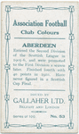 Donald Colman, Aberdeen, 1909-10.