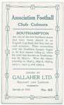 J. B. Eastham, Southampton, 1909-10.