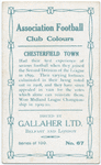 Herbert Munday, Chesterfield T., 1909-10.
