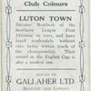 R. M. Hawkes, Luton Town, 1909-10.