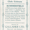 David Williamson, Summerfield, 1909-10.