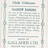 J. Stark, Glasgow Rangers, 1909-10.