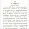 J. James, Brentford.