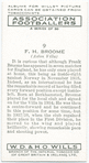 Frank H. Broom, Aston Villa.