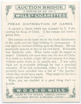 Freak Distribution of Cards.