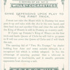 Game depending upon play to the first trick.