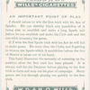 An important point of play.