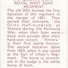 The Queen's Own Royal West Kent Regiment.