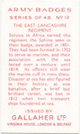 The East Lancashire Regiment.