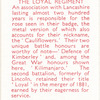 The Loyal Regiment.